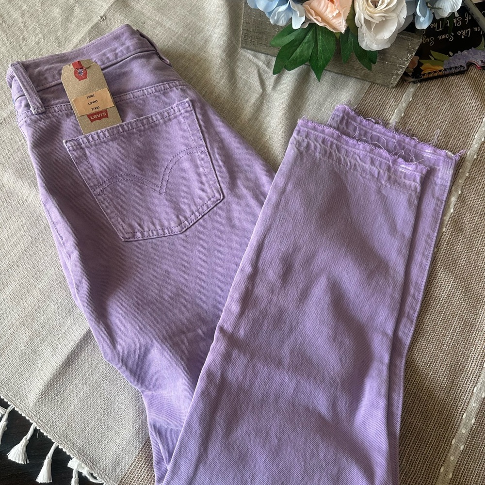 Levi's lavender 501 purple women’s